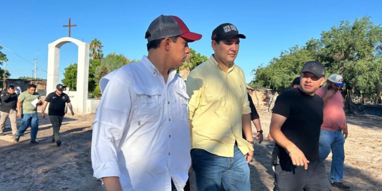 Gobierno de Sonora refuerza apoyo a huatabampenses por tormenta «Lorena»