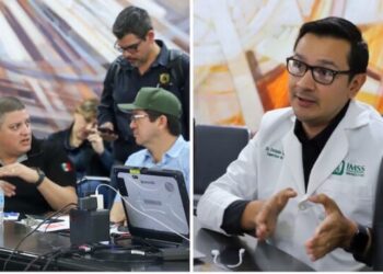 Personal de Protección Civil ayuda en acciones de apoyo a la población en Navojoa
