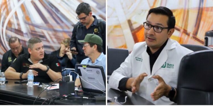 Personal de Protección Civil ayuda en acciones de apoyo a la población en Navojoa