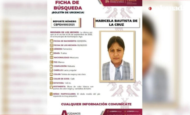 Hallan cadáver de niña desaparecida en Xochiatipan, Hidalgo
