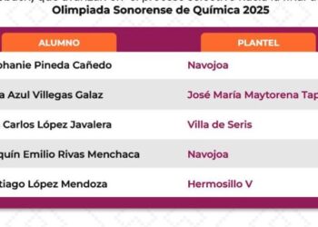 Avanzan estudiantes de Cobach a la final de la Olimpiada Sonorense de Química