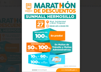 Invita Ayuntamiento de Hermosillo al Maratón de Descuentos este sábado 27