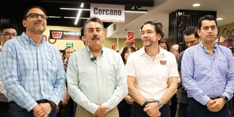 PRESIDE JAVIER LAMARQUE INAUGURACIÓN DE LA NUEVA INSTALACIÓN DE SÚPER LEY EXPRESS
