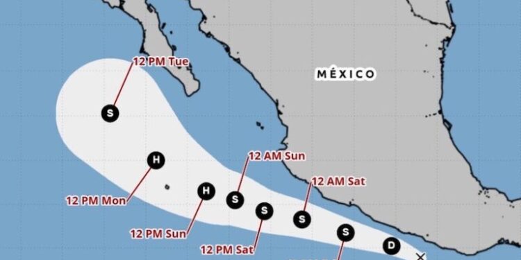 Ciclón tropical del Pacífico no impactará directamente a Sonora