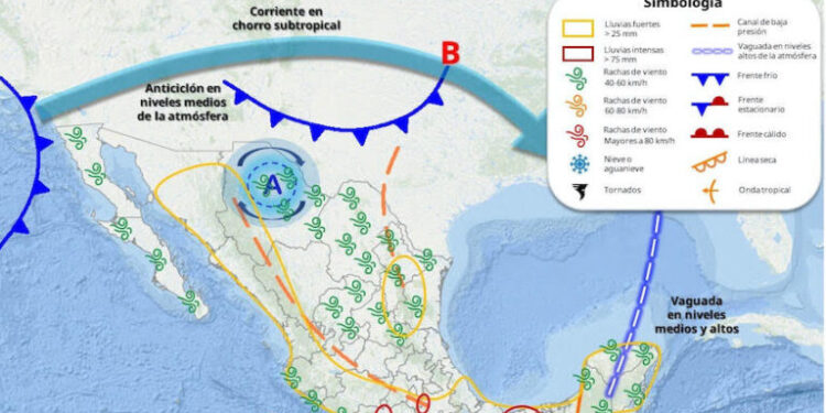 Monzón mexicano continuará ocasionando tormentas eléctricas