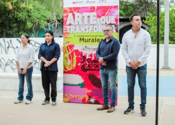Participa el Ayuntamiento de Guaymas en la Segunda Jornada Nacional de Tequios y Murales por la paz y contra las adicciones “Arte que transforma
