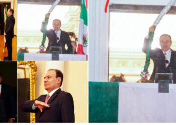 Con patriotismo, orgullo y celebración, Gobernador Durazo encabeza ceremonia de 215 Aniversario del Grito de Independencia