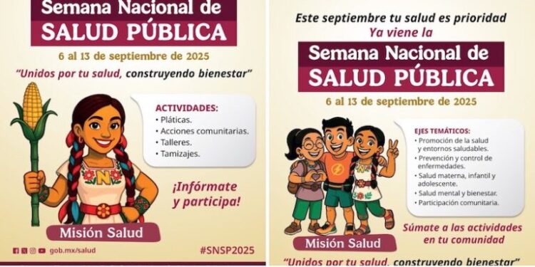 Gobierno de Sonora se une a la Semana Nacional de Salud Pública 2025