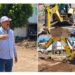 SUPERVISA JAVIER LAMARQUE OBRA DE INFRAESTRUCTURA VIAL E HIDROSANITARIA AL SUR DE LA CIUDAD