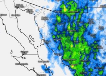 Se pronostican tormentas eléctricas con lluvias de ligeras a moderadas