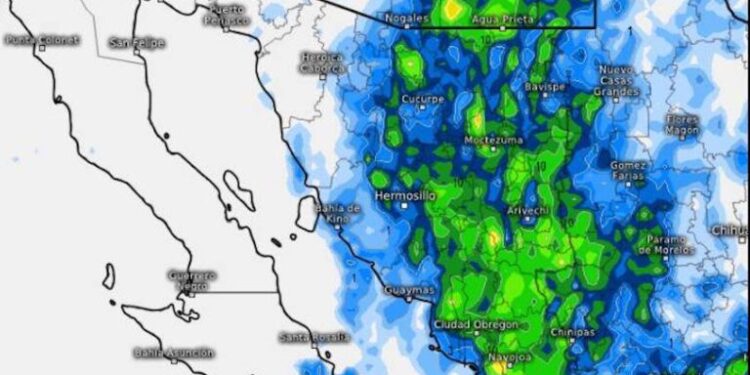 Se pronostican tormentas eléctricas con lluvias de ligeras a moderadas