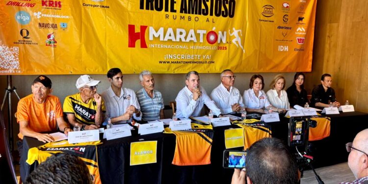 Invitan a Trote Amistoso Navojoa rumbo al Gran Maratón Internacional Hermosillo 2025