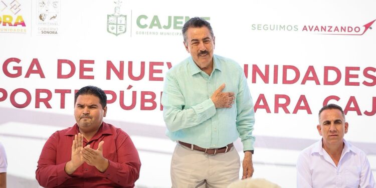 ARRIBAN A CAJEME LAS NUEVAS UNIDADES DE TRANSPORTE PÚBLICO