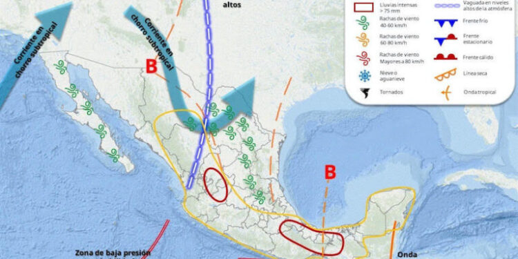 Un nuevo frente frío se aproximará a la frontera noroeste