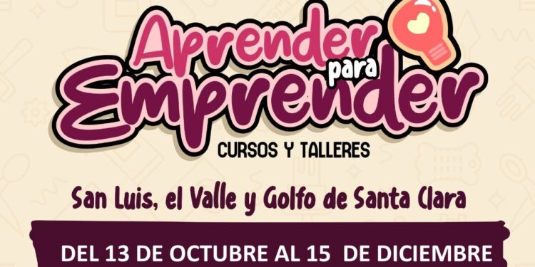 Abren nuevas inscripciones para cursos gratuitos “Aprender para Emprender”