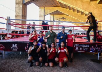 Con éxito se realizó la Exhibición de Boxeo