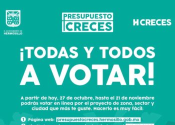 Invita Gobierno Municipal a participar en las votaciones del Presupuesto CRECES 2025