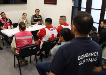 Coordina Ayuntamiento de Guaymas acciones de atención tras lluvias por Priscila y Raymond