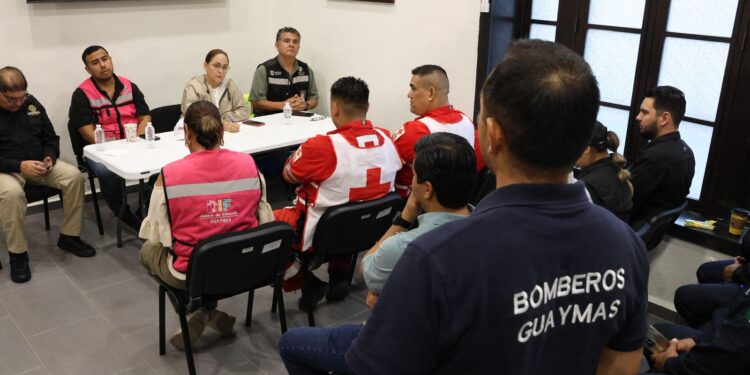 Coordina Ayuntamiento de Guaymas acciones de atención tras lluvias por Priscila y Raymond