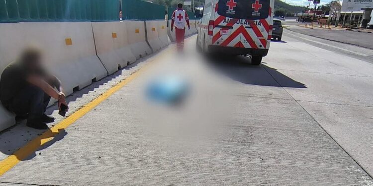 Muere Joven al ser atropellado en la carretera Internacional a Nogales