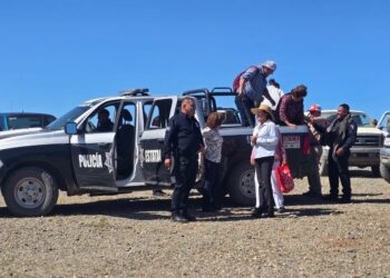 Operativo de la Policía Estatal trabaja en la prevención del delito en Pitiquito