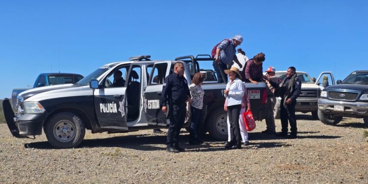 Operativo de la Policía Estatal trabaja en la prevención del delito en Pitiquito