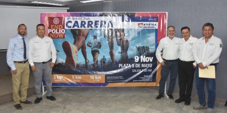 Invitan Rotarios a la primera carrera “END POLIO” EN NAVOJOA
