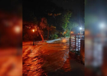 Colapsa puente y desalojan a familias por desbordamiento de río en Querétaro