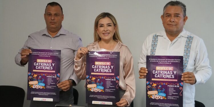 SALDRÁN “CATRINAS Y CATRINES” A LAS CALLES DE NAVOJOA