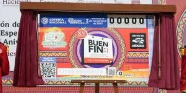 Revelan billete de lotería conmemorativo a El Buen Fin 2025