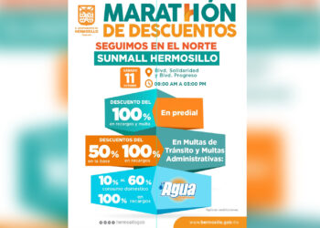 Preparan Tesorería Municipal y Agua de Hermosillo jornada de descuentos el próximo sábado