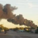 Incendio de neumáticos provoca fuerte contaminación en el norte de la ciudad