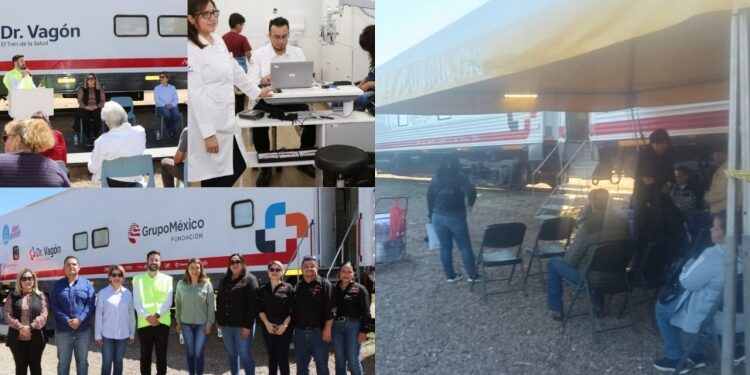 Doctor Vagón concluye su recorrido en Cananea dejando bienestar y gratitud