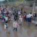 Evalúa Sheinbaum desde Tampico el crecimiento del río Pánuco