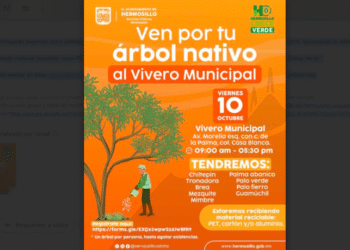 El Ayuntamiento de Hermosillo entregará árboles nativos en el Vivero Municipal