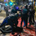 Manifestación pro Palestina en juego de la Euroliga de basquetbol deja 5 detenidos