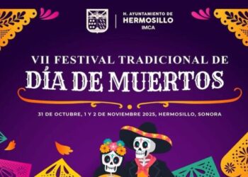 Inicia este viernes el VII Festival Tradicional de Día de Muertos en Hermosillo