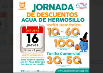 Invita Agua de Hermosillo a Jornada de Descuentos en la colonia Nuevo Hermosillo