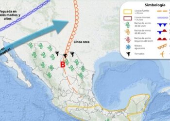 Para hoy temperaturas de frías a frescos, en la sierra