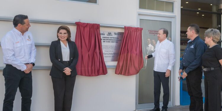 Gobernador Durazo inaugura Unidad Integral de Neurodesarrollo de Isssteson para garantizar atención especializada a familias sonorenses