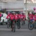 PEDALEAN NAVOJOENSES CONTRA EL CÁNCER DE MAMA CON “RODADA ROSA