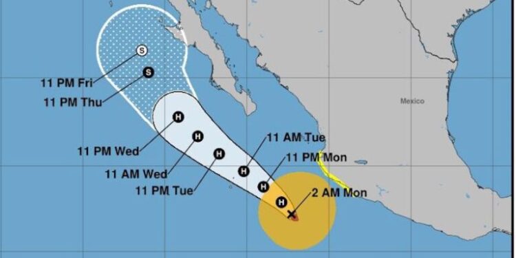 Posibles lluvias durante esta semana, en Sonora