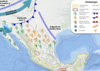 Se espera para hoy el ingreso del frente frío núm. 7 sobre el noroeste