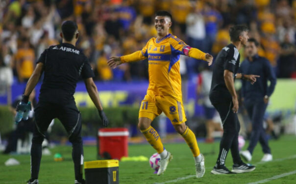 Con triplete de Juan Brunetta, Tigres golea al Necaxa