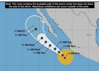 Gobierno de Sonora informa sobre posibles lluvias durante esta semana