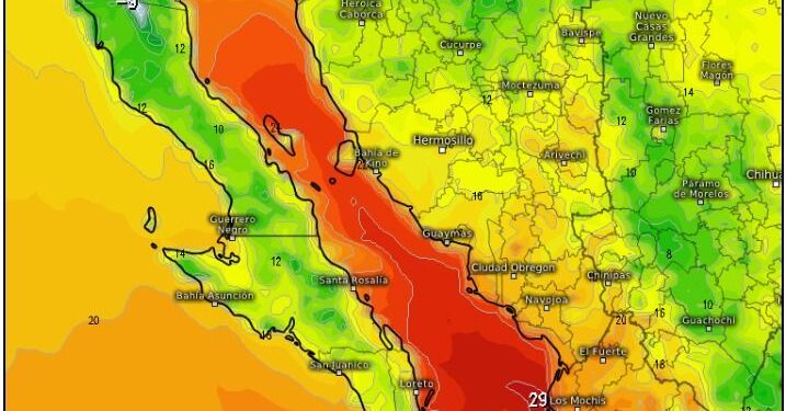 AVISO METEOROLÓGICO: FRENTE FRÍO No. 7