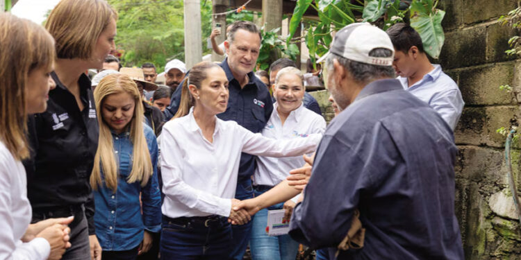 Claudia va ahora a Hidalgo y Querétaro; “vamos a dar el alma para apoyar”, afirma