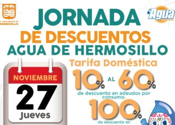 AguaH realizará jornada de descuentos en recibos de agua este jueves