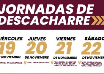 Jornadas de Descacharre para prevención del dengue y enfermedades