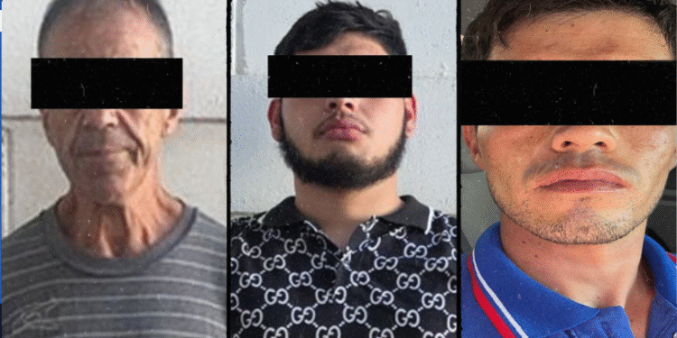 Detiene Policía Estatal a tres hombres por posesión de narcótico en operativo por la capital sonorense.